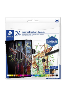 Estojo Lápis de Cor Soft C/24 149cc24 Staedtler